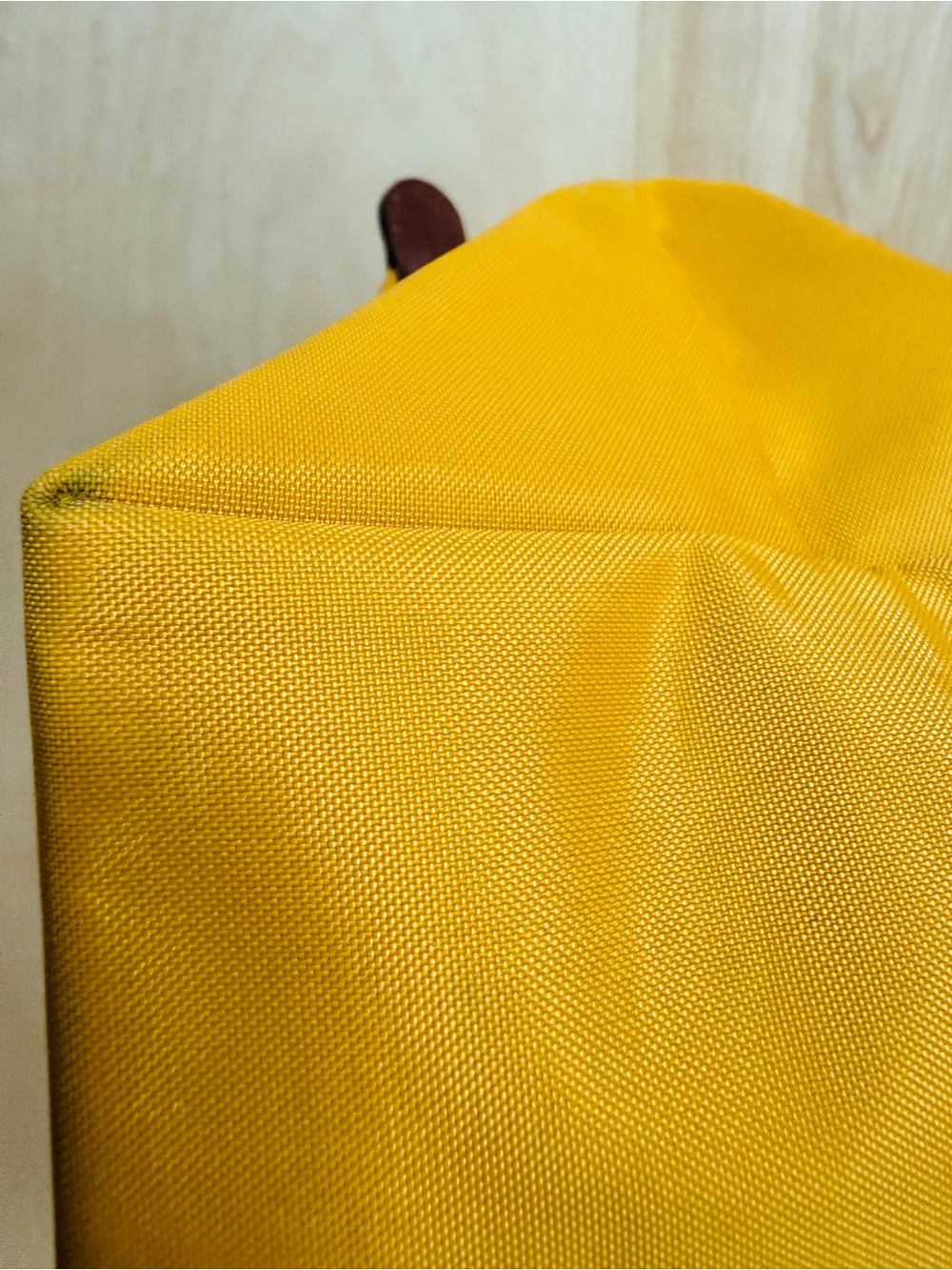 Longchamp Le Pliage Original Small Top Handle Bag - Mustard / Soleil Yellow - Picture 14 of 15